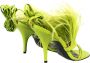 PATRIZIA PEPE Hoge hakken leren sandalen Green Dames - Thumbnail 2
