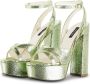 PATRIZIA PEPE Sandalen Sandalo Con Tacco in groen - Thumbnail 3