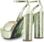 PATRIZIA PEPE Sandalen Sandalo Con Tacco in groen - Thumbnail 4