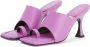 PATRIZIA PEPE Hakmuiltjes met vierkante neus en flip flop design Paars Dames - Thumbnail 4