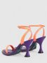 PATRIZIA PEPE Grafische Colorblock Platform Sandalen Meerkleurig Dames - Thumbnail 3