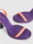 PATRIZIA PEPE Grafische Colorblock Platform Sandalen Meerkleurig Dames - Thumbnail 4