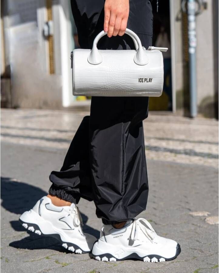 Patrizia Pepe Hybride futuristische hardloopschoenen stedelijke stijl