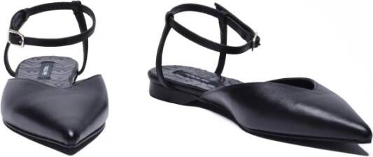 Patrizia Pepe Leren Ballerina`s met Riem Sluiting