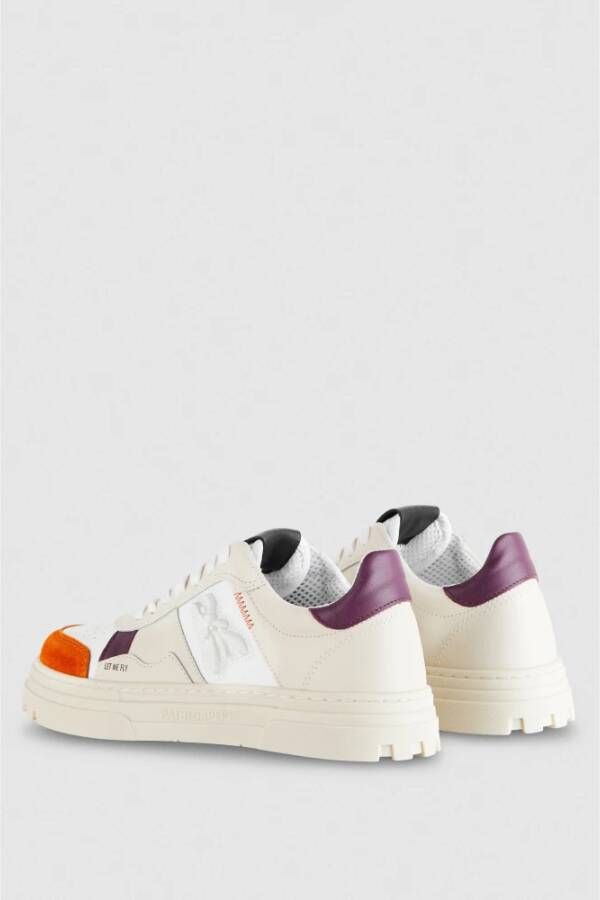Patrizia Pepe Leren en Mesh Sneakers