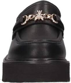 Patrizia Pepe Leren mocassins met gouden metalen details