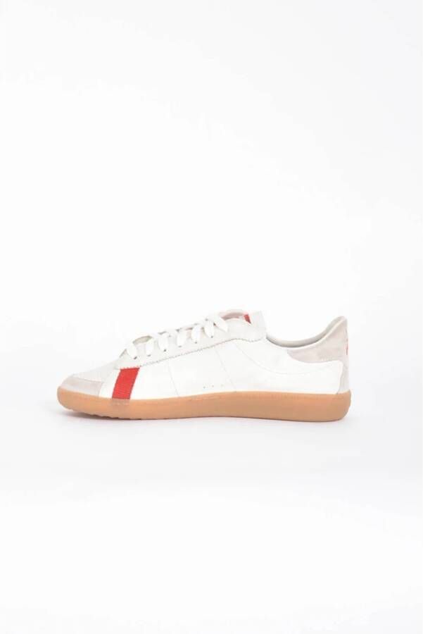 Patrizia Pepe Leren Sneakers met Suède Details