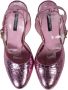 Patrizia Pepe Metallic Animal Print Sandalen - Thumbnail 2