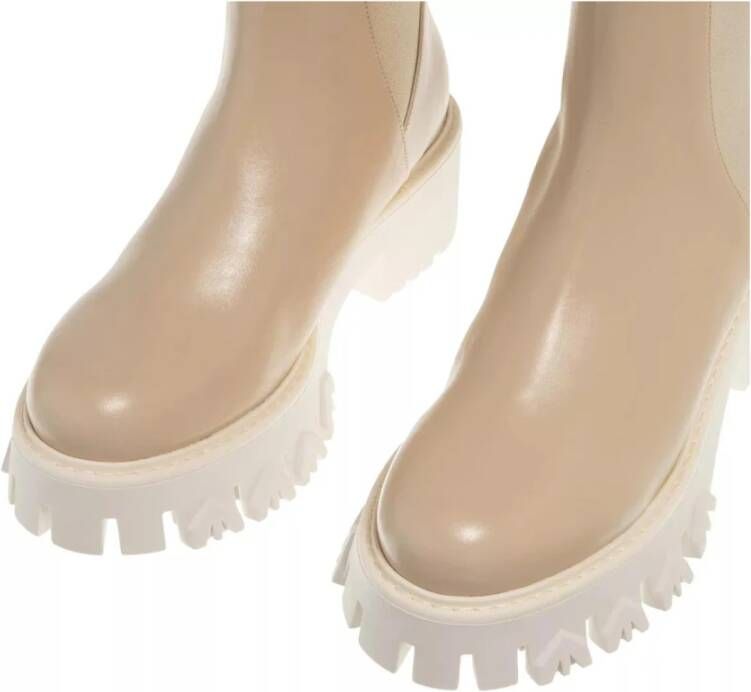 Patrizia Pepe Ocean Sand Boots met Logo Applicaties