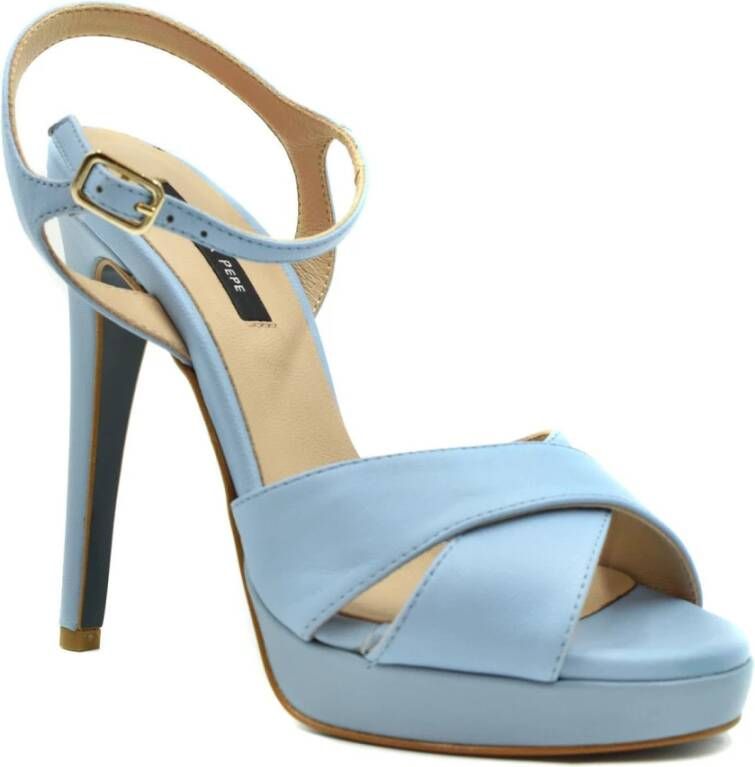 PATRIZIA PEPE Hoge hak sandalen Blauw Dames