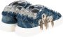 PATRIZIA PEPE Denim Sneakers met Versieringen Blauw Dames - Thumbnail 3