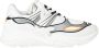 PATRIZIA PEPE Vetersneakers met Merklogo Wit Dames - Thumbnail 3