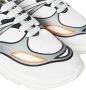 PATRIZIA PEPE Vetersneakers met Merklogo Wit Dames - Thumbnail 4