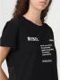 Patrizia Pepe T-shirt met sloganprint en organza mouwen - Thumbnail 2