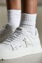 PATRIZIA PEPE Beige Leren Sneakers met Fly Detail Beige Dames - Thumbnail 7