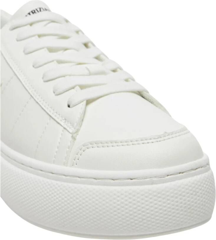 Patrizia Pepe Witte Flat Schoenen met Vlieg 3D
