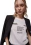 Patrizia Pepe Witte Trui met Sloganprint - Thumbnail 2