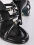 Patrizia Pepe Zwarte leren sandalen met Fly Rivets - Thumbnail 2