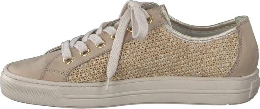 Paul Green Casual Beige Veterschoenen voor Dames