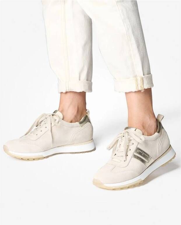 Paul Green Casual Sneakers voor Dagelijks Gebruik Beige Dames