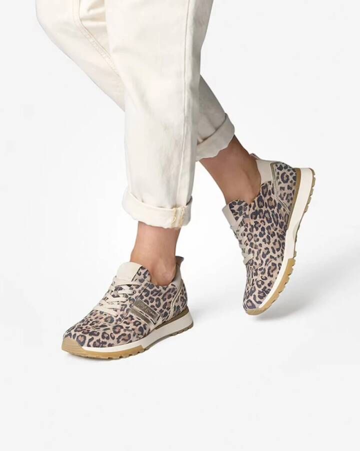 Paul Green Casual Sneakers voor Dagelijks Gebruik Beige Dames