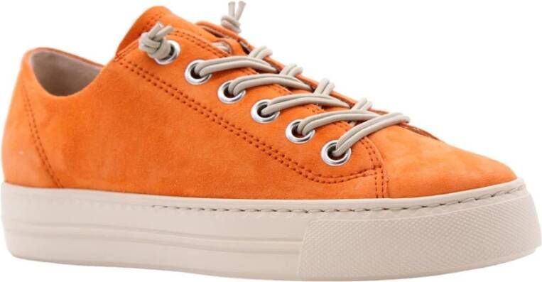 Paul Green Chemische Sneaker Orange Heren