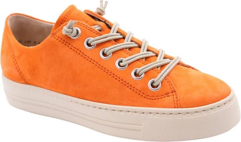 Paul Green Chemische Sneaker Orange Heren