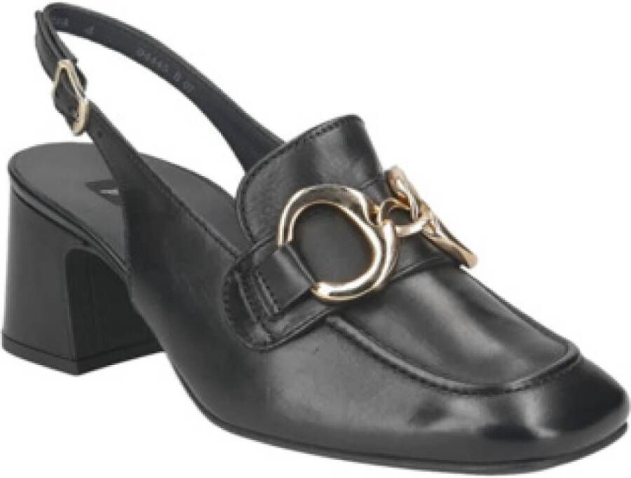 Paul Green Comfortabele Pumps in Zwart Leer