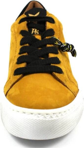 Paul Green Gele Veterschoenen Yellow Dames