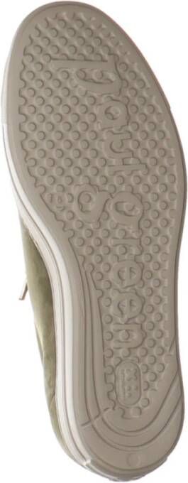 Paul Green Khaki Stijlvolle Sneakers Green Dames