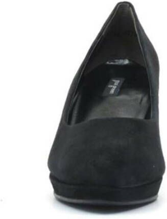 Paul Green pomp 3836-001 suede Zwart Dames