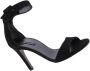 Paul Green Zwarte Suède Sandalen met Enkelband Black Dames - Thumbnail 11