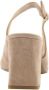 PAUL GREEN Slingbacks Dames 6101 Maat: 39 Materiaal: Suède Kleur: Beige - Thumbnail 9