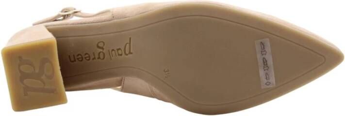 Paul Green Elegante Slingback Hakken Beige Dames