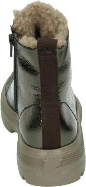 Paul Green Sportieve Bronzen Leren Sneakers