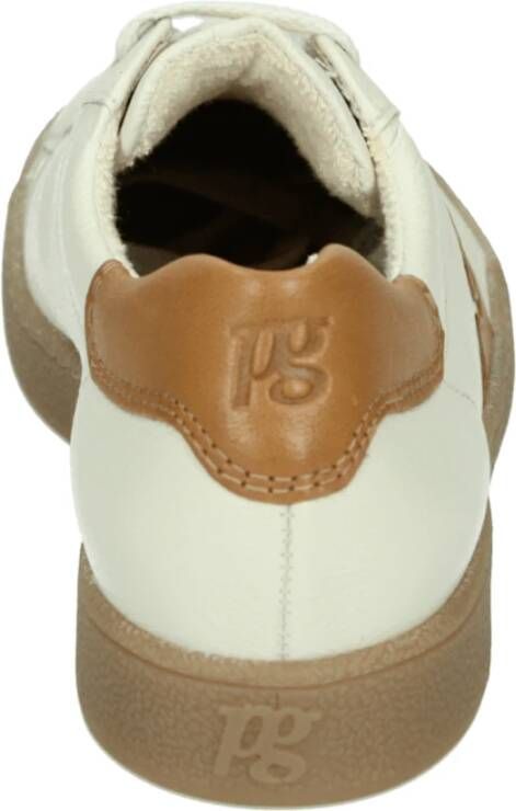 Paul Green Sportieve Lage Beige Leren Sneakers