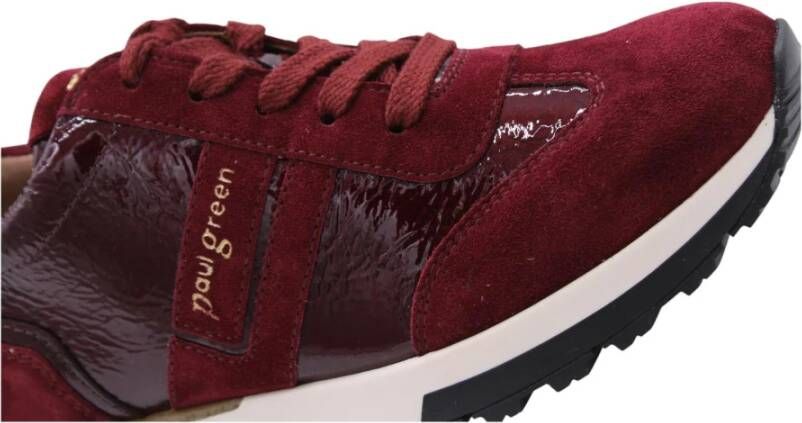Paul Green Stijlvolle Sneaker met Poespas Details