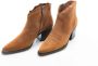 Paul Green Western Style Suède Enkellaars Brown Dames - Thumbnail 3