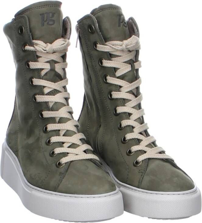 Paul Green Winter Veterschoenen Olijf Green Dames