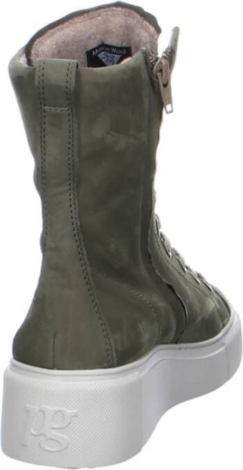 Paul Green Winter Veterschoenen Olijf Green Dames