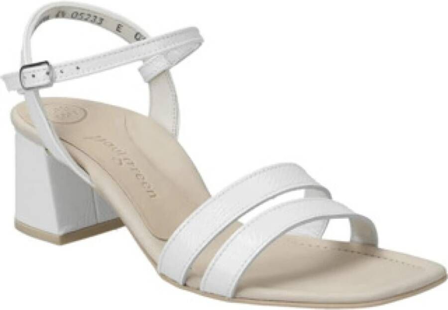 Paul Green Witte Strappy Sandalen voor Dames