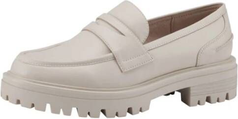 Paul Green Zwarte Loafers Beige Dames