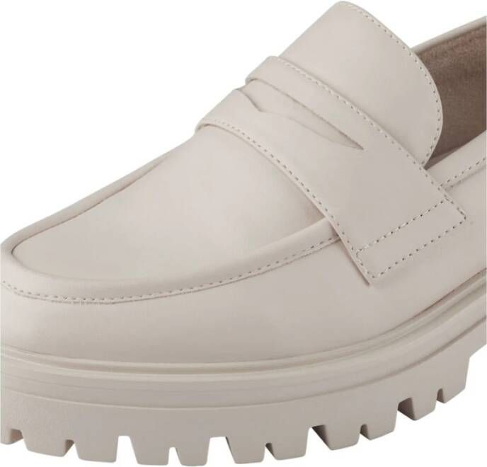 Paul Green Zwarte Loafers Beige Dames