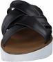 PAUL GREEN Slippers Dames 7641 Maat: 39 Materiaal: Leer Kleur: Zwart - Thumbnail 11