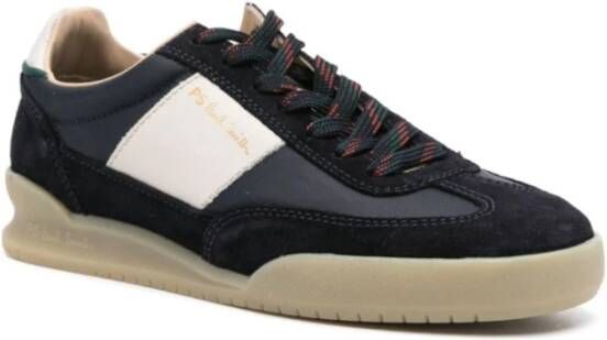 Paul Smith Blauwe Sneakers met Logo Print Blue Heren