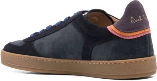 Paul Smith Blauwe Suède Retro Sneakers