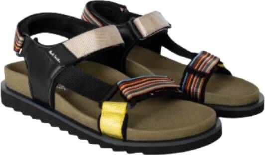 Paul Smith Signature Stripe Sandalen Groen Heren