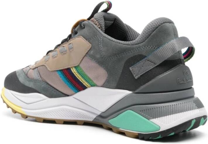 Paul Smith Groene Sneakers met Multicolor Ontwerp Multicolor Heren