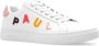 PS By Paul Smith Witte Leren Sneakers met Multicolor Logo White Dames - Thumbnail 8