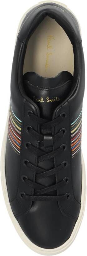 Paul Smith Leren sneakers Black Heren